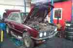 E28 528 Burgundrot Scheunenfund 5er Oldtimer
