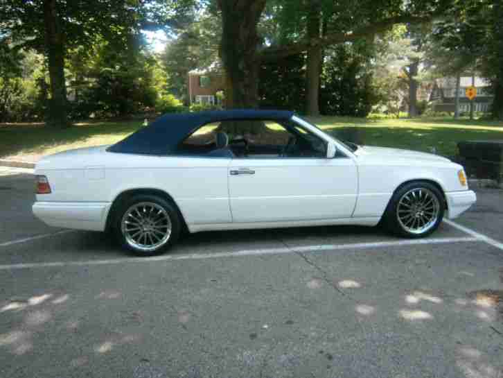 E420 CABRIO 1994 WEISS LEDER BLAU/WEISS ONE OF ONE