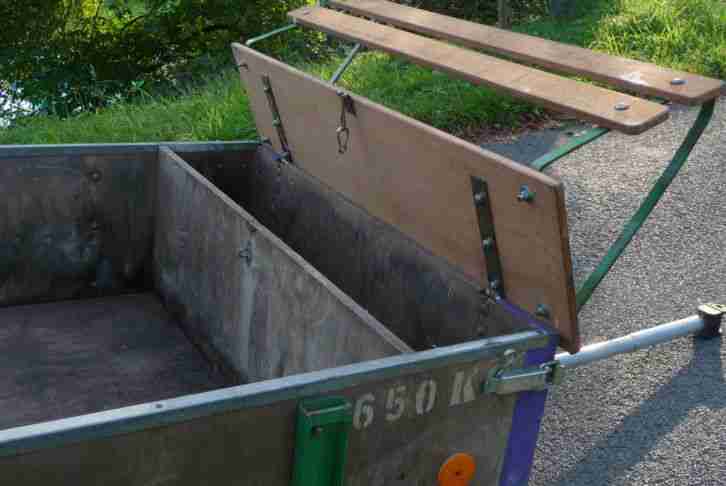 Einachser Anhänger mit Bremse für Holder e9 e7 e6