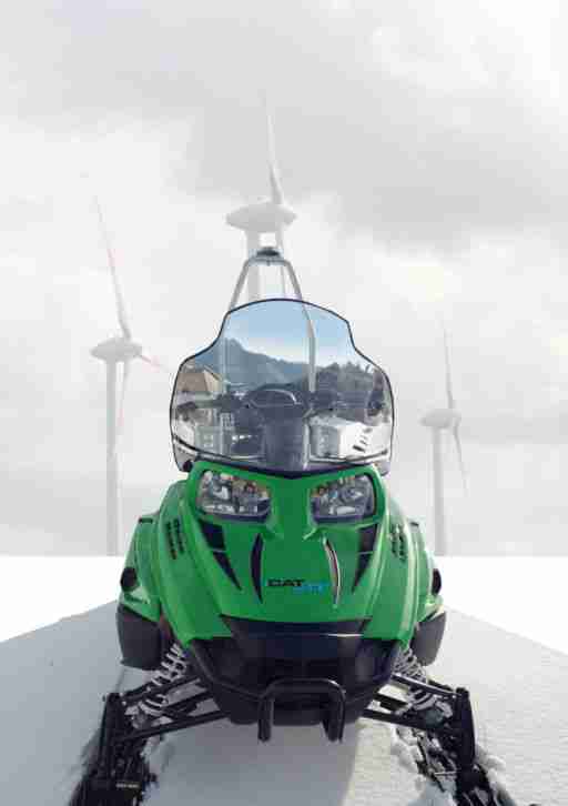 Elektrisches Schneemobil - Electric Snowmobile