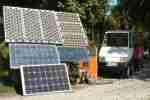 Elektroautos samt mobiler Ladestation