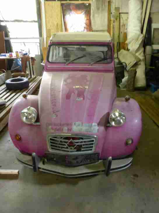 Ente in pink - Citroen 2CV