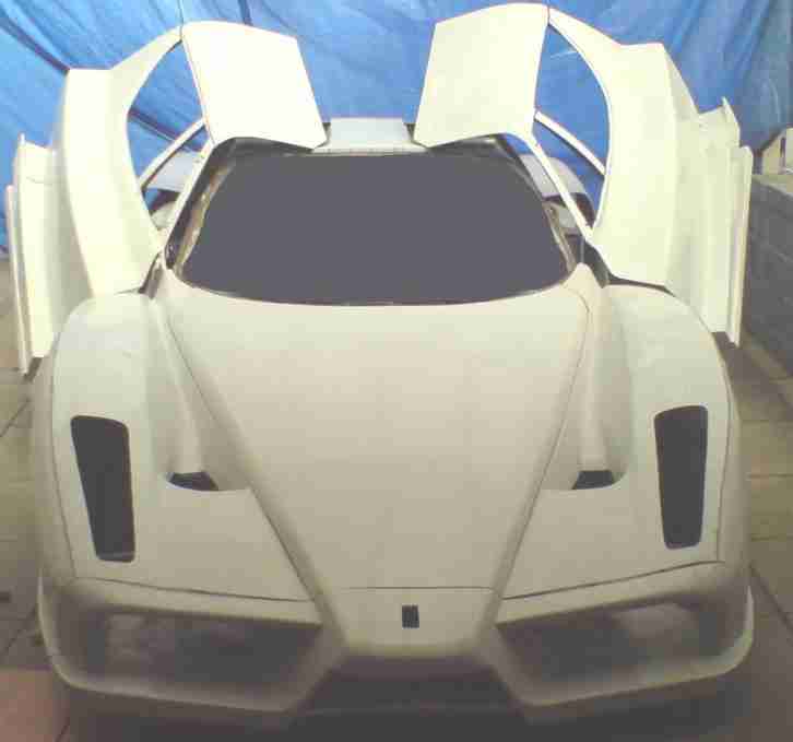 Enzo Bausatz Kitcar Eigenbau Prototyp Hot Rod Einzelstück GFK Carbon Modell 1:1