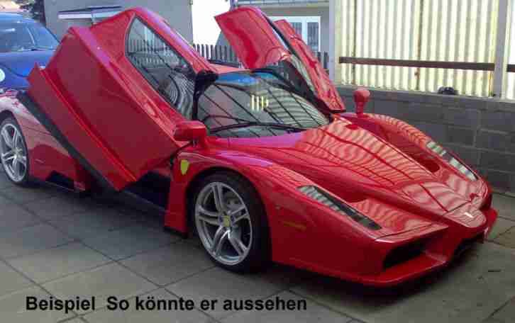 Enzo Kitcar HotRod GFK Carbon V12 V8 Motor 6 Gang Getriebe Alu Felgen 245 Reifen