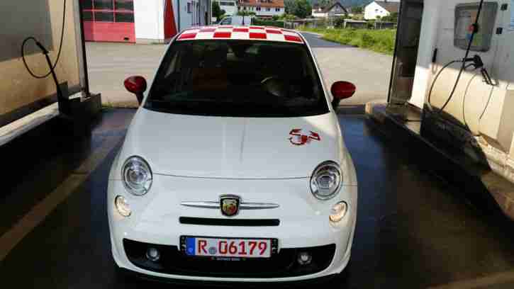 FIAT 500 ABARTH, ERST 6900 KM, BI-XENON, KLIMAAUTO., 1.HAND, VOLLAUSSTATTUNG !