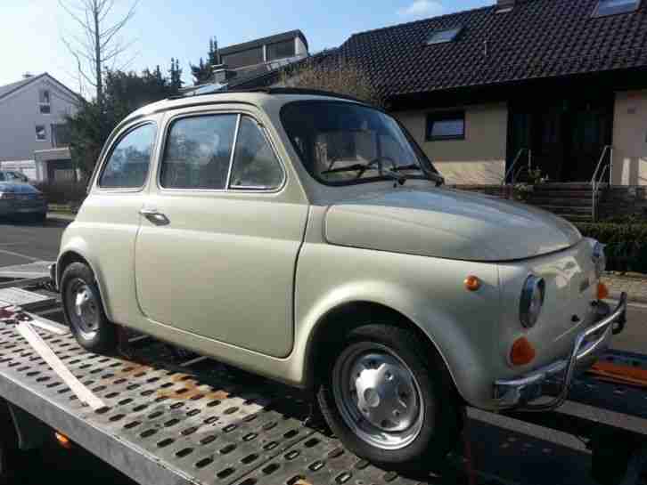 FIAT 500 Oldtimer Rundtacho,Faltdach komplett restauriert
