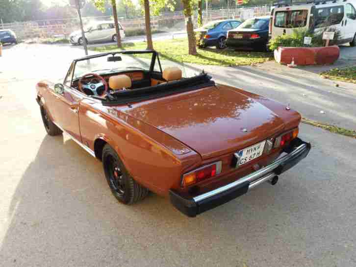 SPIDER 124 CABRIO OLDTIMER H ZULLASUNG TUV BIS