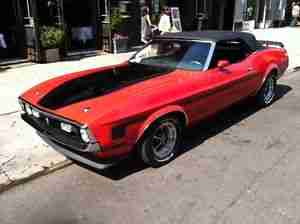 FORD MUSTANG MACH 1 CABRIO 1971 ROT SCHWARZ 302