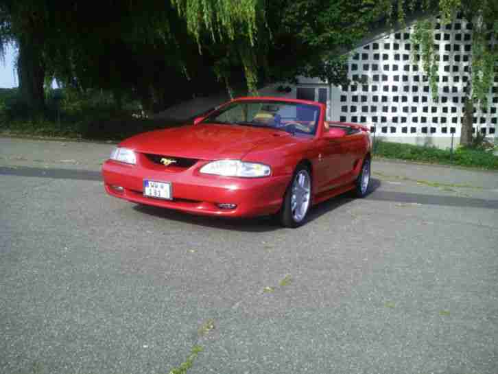 FORD MUSTANG V8 CABRIOLET MIT 18 ZOLL UND 6000 € AN RECHNUNGEN