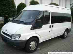 FORD TRANSIT 125 T330 2.4L DIESEL FENSTERBUS (ORIG. 132.365 KM GELAUFEN) 1. HAND