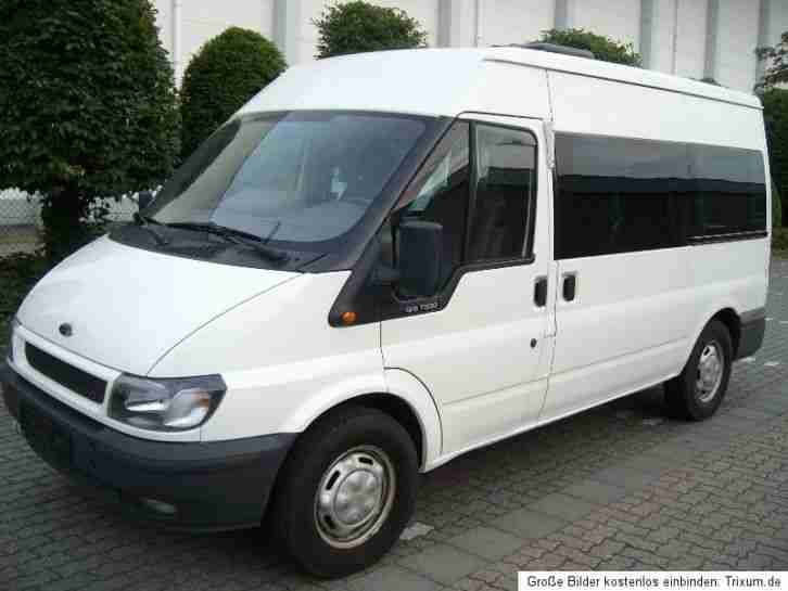 FORD TRANSIT 125 T330 2.4L DIESEL FENSTERBUS (ORIG. 132.370 KM GELAUFEN) 1. HAND