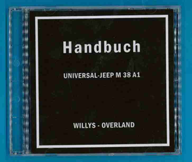 Fahrerhandbuch Jeep M38 A1auf CD (Oldtimer, Jeep, Original)