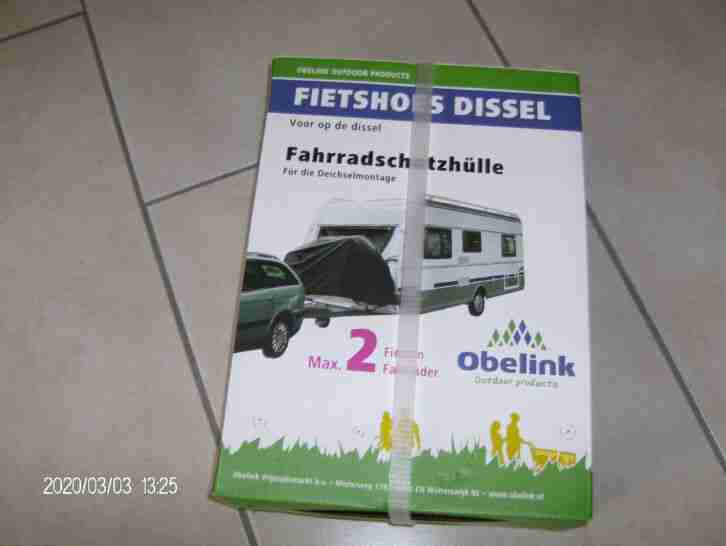 Fahrradschutzhülle für Deichsel