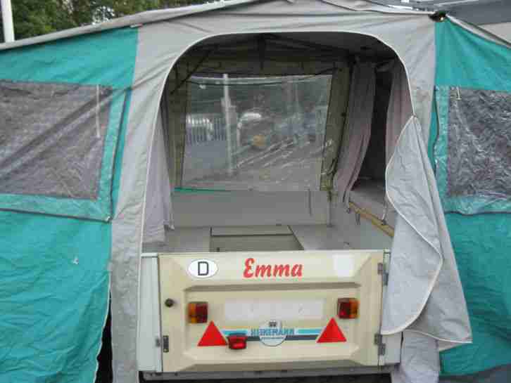 Faltcaravan/ Wohnanhänger mit klapp-und Faltaufbau HEINEMANN