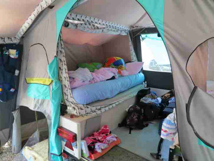 Faltcaravan trigano Zeltanhänger Klappwohnwagen "Klappfix" Chambord