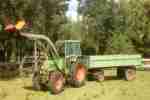 Fendt Trecker mit hyd. Frontlader, Gabel und Schaufel,