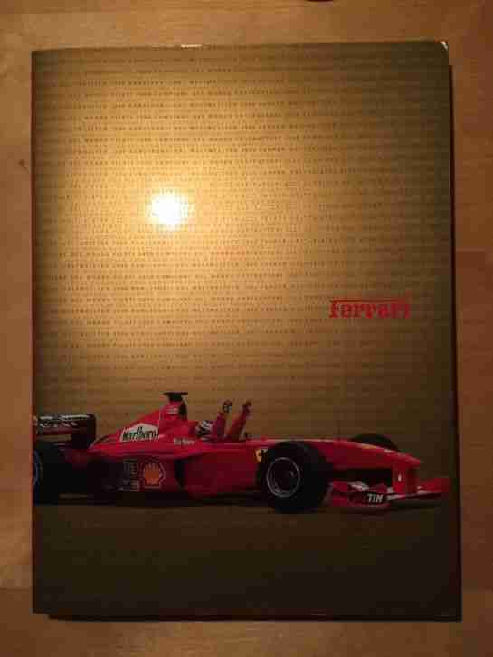 Ferrari 2000 seltener Fotoband zur Fomel1 Weltmeisterschaft Michael Schumacher