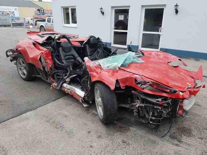 360 Modena F1 Spider Unfall Crash Engine