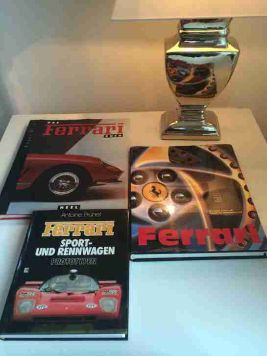 Ferrari Buch Bücher Sport und Rennwagen Lehbrink Prunet Hicks Schlegelmilch Heel
