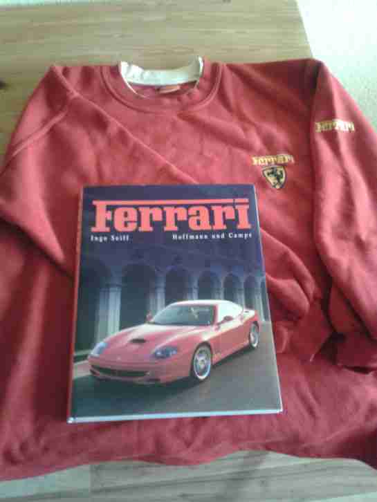 Ferrari ( MS Kollektion ) Pullover und Großes Buch