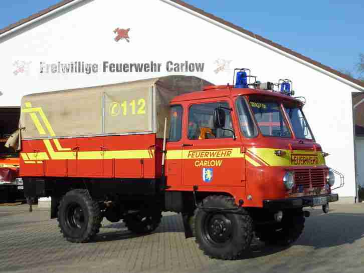 Feuerwehr Robur 4x4 LO 2002 AKF LF 8 mit 4148 km laut