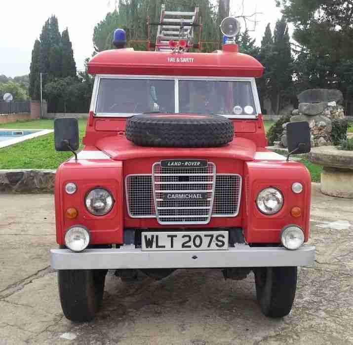 Feuerwehrfahrzeug Land Rover Typ 109 4 Zylinder Benzin