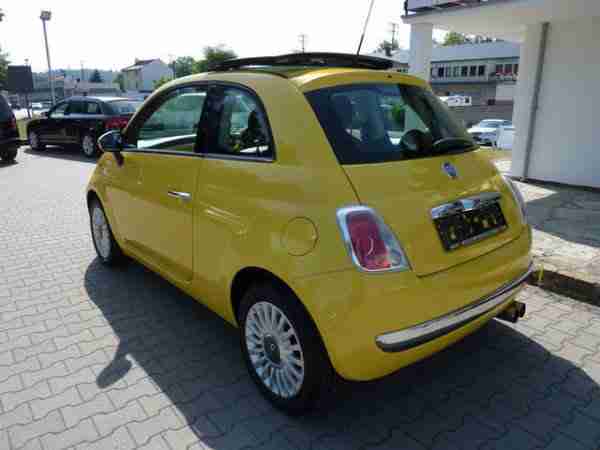 Fiat 500 1.2 8V Lounge Panorama 1. Hand - Scheckheftg
