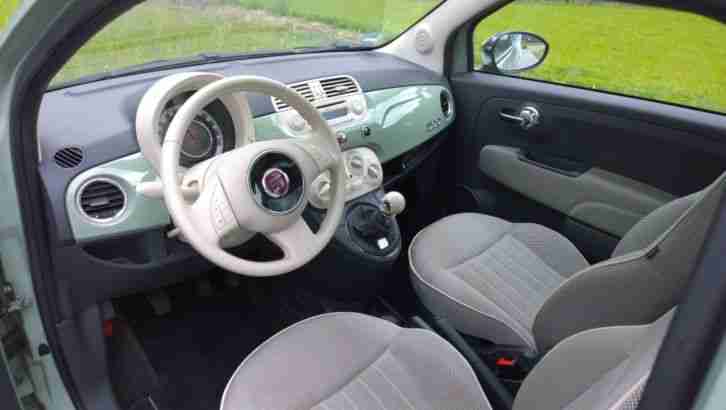 Fiat 500 1.2 Lounge yeah-yeah green KM 73.000
