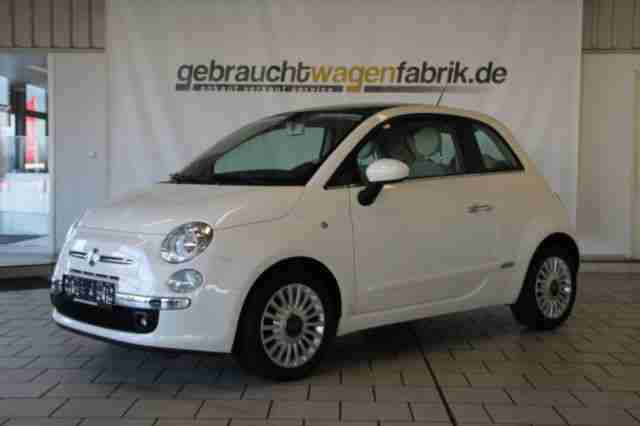 Fiat 500 1.2 white Lounge Panoramadach 39595 km
