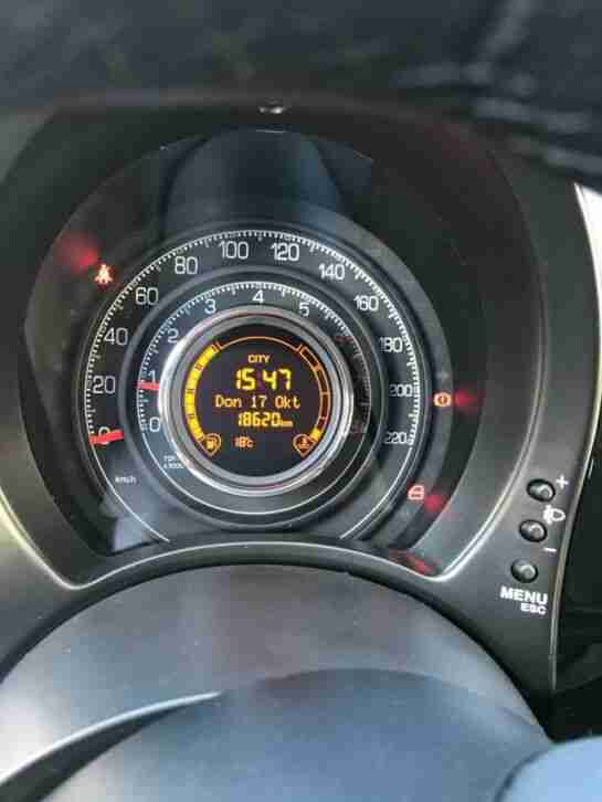 Fiat 500 knapp 19000km aus erster Hand, Nichtraucherwagen