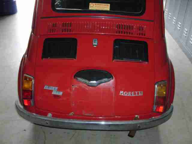 Fiat 500 model moretti original document