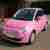 Fiat 500 pink