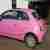 Fiat 500 pink