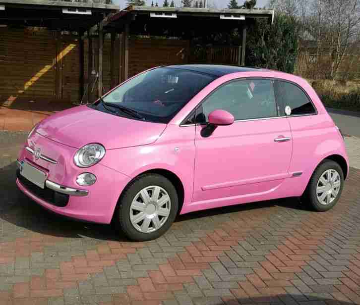 Fiat 500 pink Automatik sonder Edition TOP Ausstattung selten in DE
