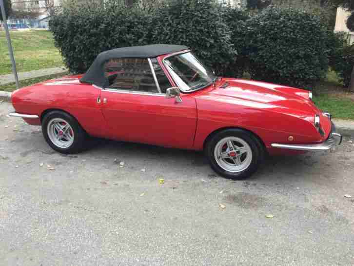 Fiat 850 Spider Cabrio Bj 1970 Rosso Bella