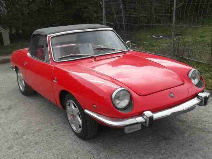 Fiat 850 spider cabrio, 138.000km, 1971 zum