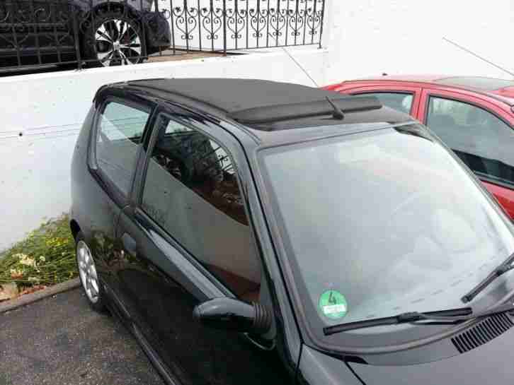 Fiat Cinquecento Sporting Abarth schwarzFaltdach 90000km HU-TÜV5/2016