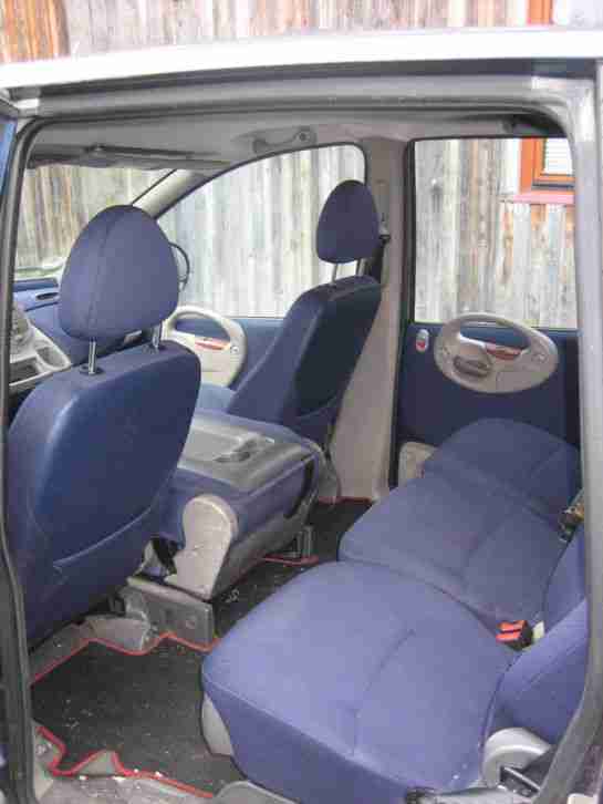 Fiat Multipla Bj 1999 1,6 186 LPG Gasanlage 6-Sitzer Anhängerkupplung 1.6