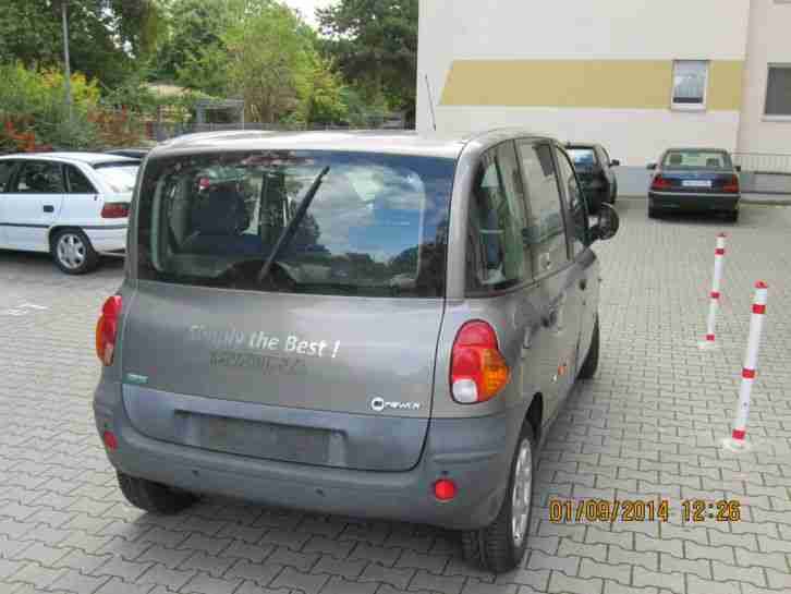 Fiat Multipla Van Bipower CNG Erdgas bauj.2000 Klima Parksensoren uvm