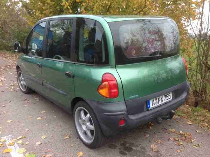 Fiat Multipla1.6 Benziner,6-Sitzer,104 PSTüv-04-2016,Bj.99,AHK,sofort Fahrbereit