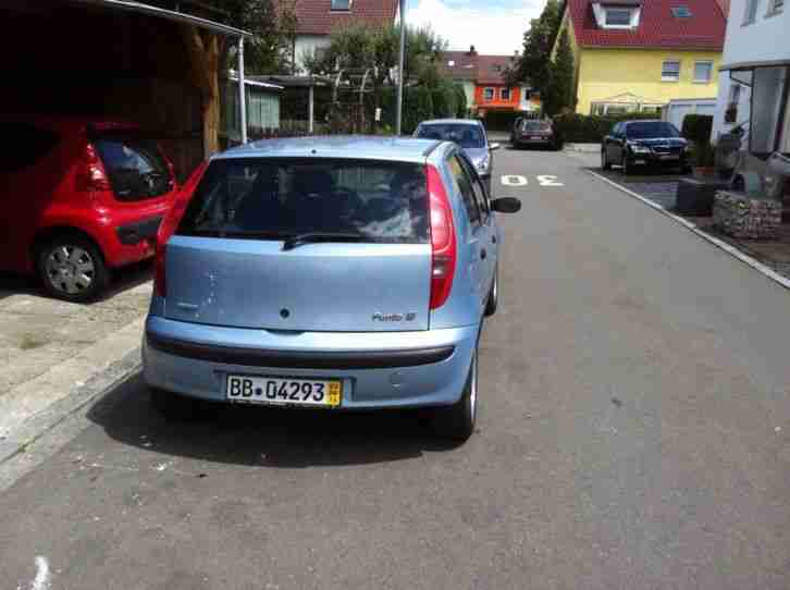 Fiat Punto 1,9 JTD Aus 1.hand. 112tkm, mit Klima und Alufelgen