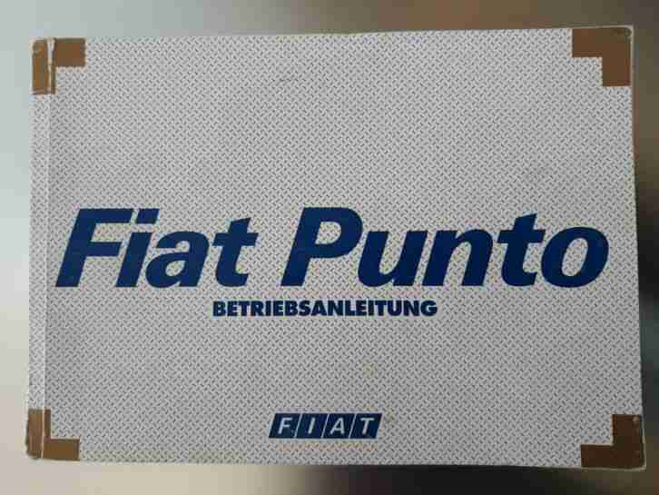 Fiat Punto Betriebsanleitung