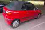 Punto Cabrio 85 ELX 2.Hand 178 TKM rot, 63 KW