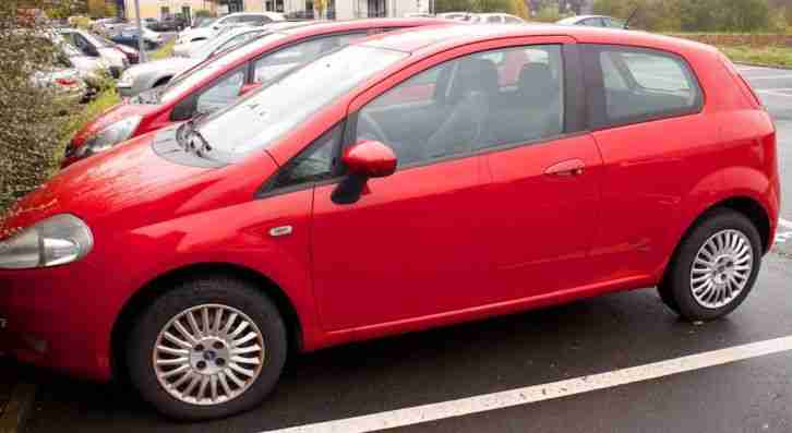 Punto, rot, 95T KM, TÜV bis 02 2016