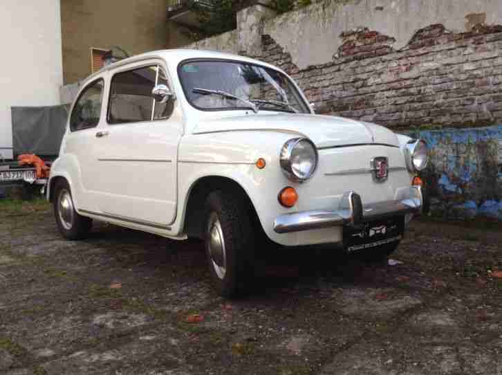 Fiat Seat 600 E grundrestauriert Technik Motor Interieur