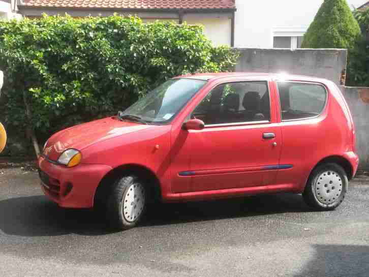 Fiat Seicento, Bj 1998, Km: 117436, Tüv abgelaufen