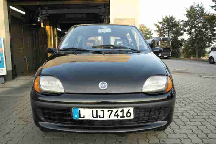 Fiat Seicento schwarz 1.1 54PS EZ 03 1999 HU: 05 2020 IMMER ALLES REPARIERT!