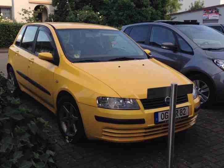 Fiat Stilo 1.9 JTD 115 Bienengelb, tiefer, Klimatronik, Standheizung