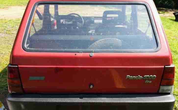 Fiat panda 1000 Fira rot guter Zustand KEIN ROST ! Mit Tüv