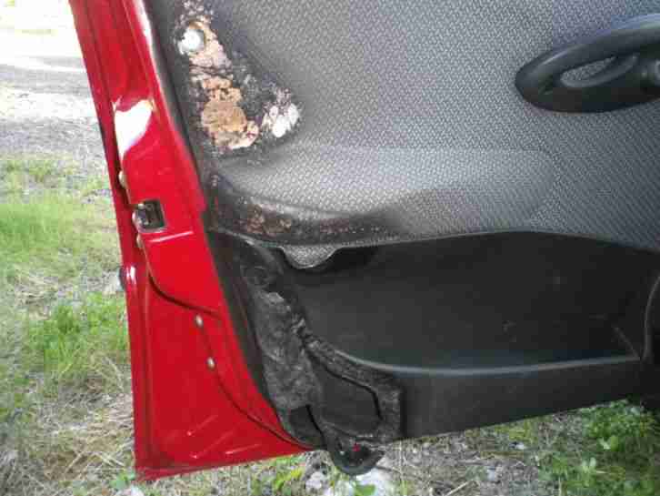 Fiat punto 1,2 Bastlerfahrzeug dürch löcher schweißen fahrerseite verbrannt